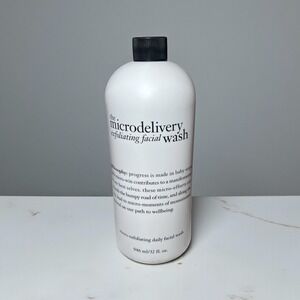 Philosophy‎ NEW Sealed The Microdelivery Daily Exfoliating Facial Wash 32 Oz